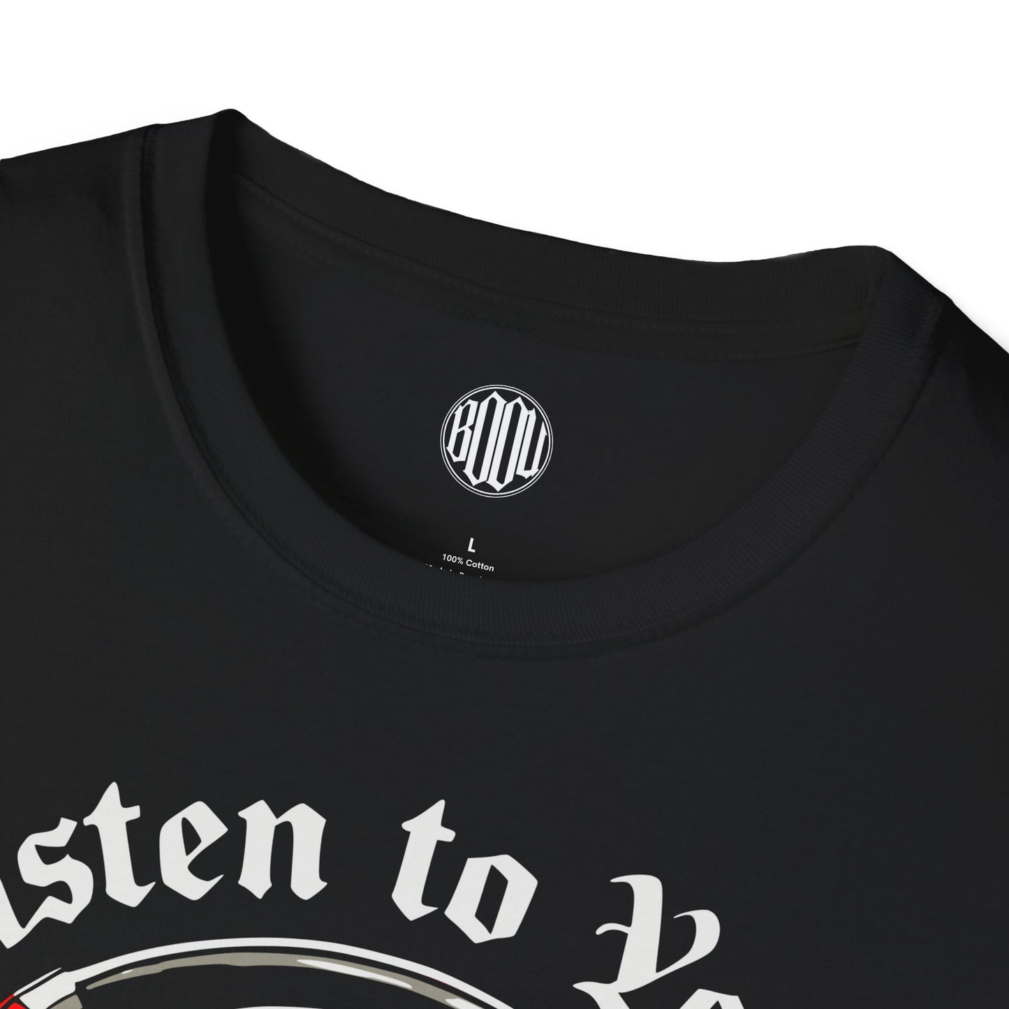 Listen to Your Inner Metal – Headphones Skull Lotus T‑Shirt