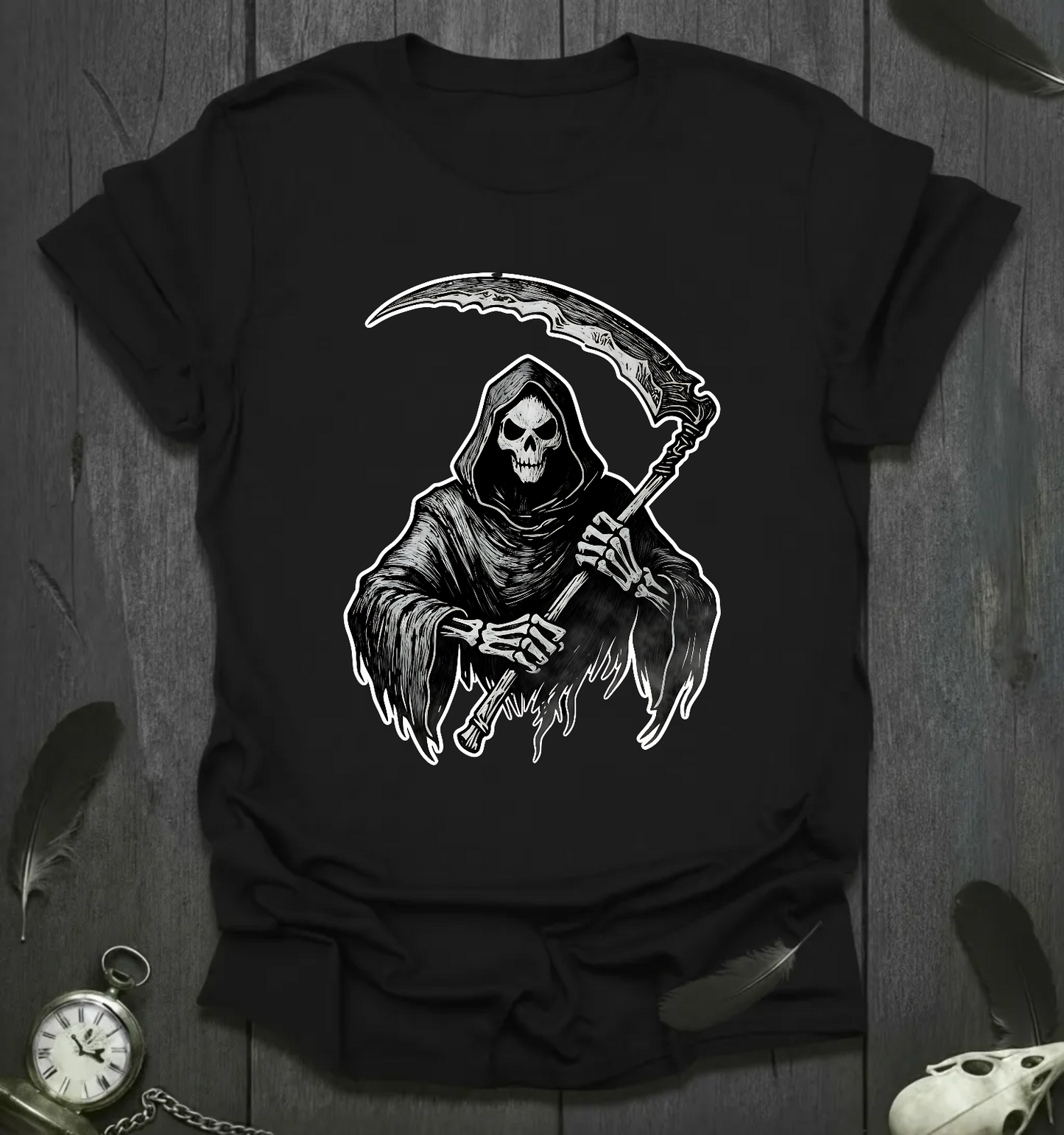 Gothic Grim Reaper T-Shirt