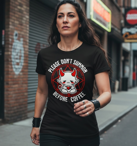 Please Don’t Summon Before Coffee Tee