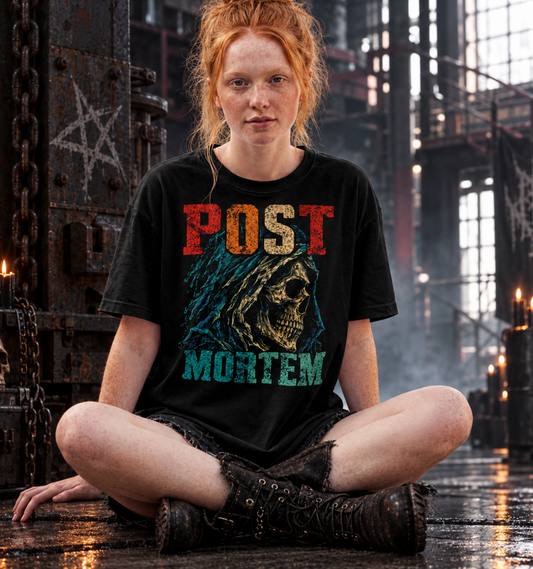Post Mortem Skull Graphic T-Shirt
