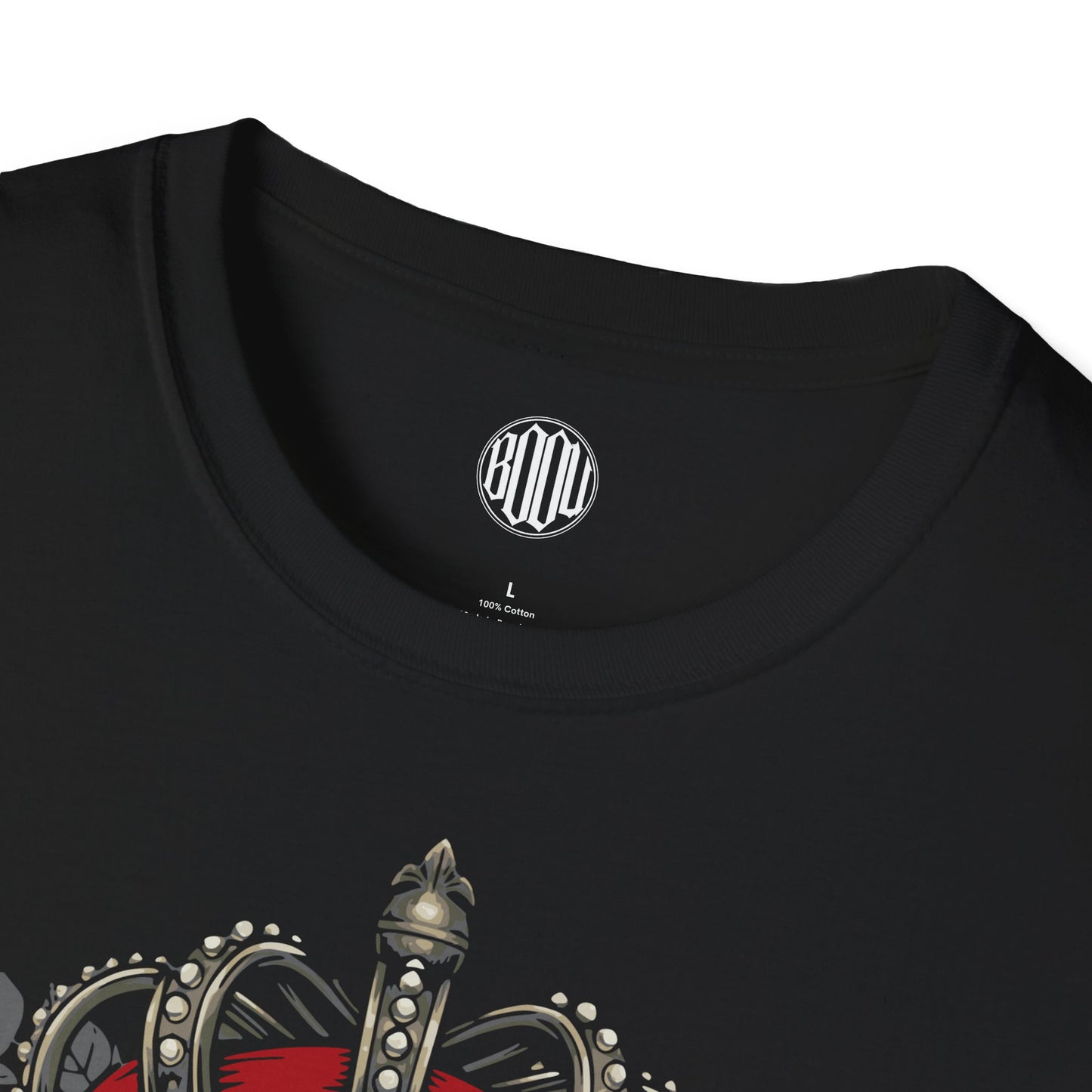 Skull Crown T-Shirt — "Royal Death" Gothic Tee