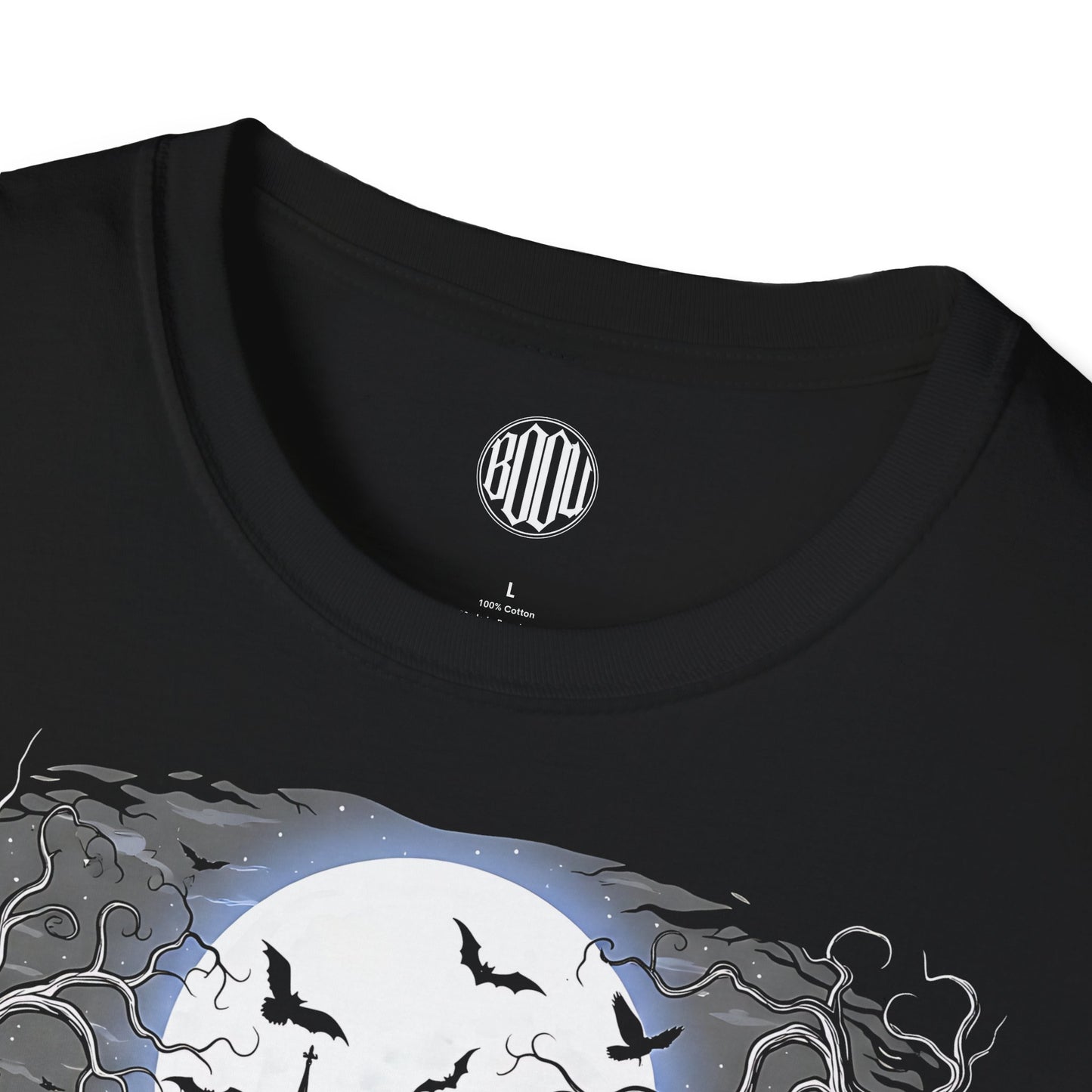 Moonlit Gothic Graveyard Tee