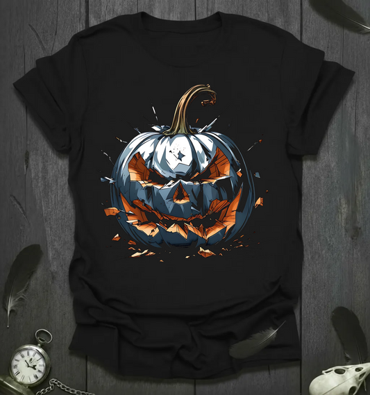 Metal Halloween Jack‑O’‑Lantern T-Shirt