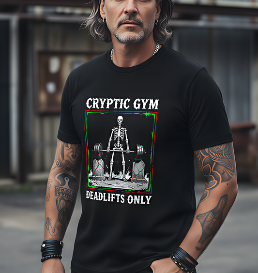 Cryptic Gym Deadlifts Only T-Shirt