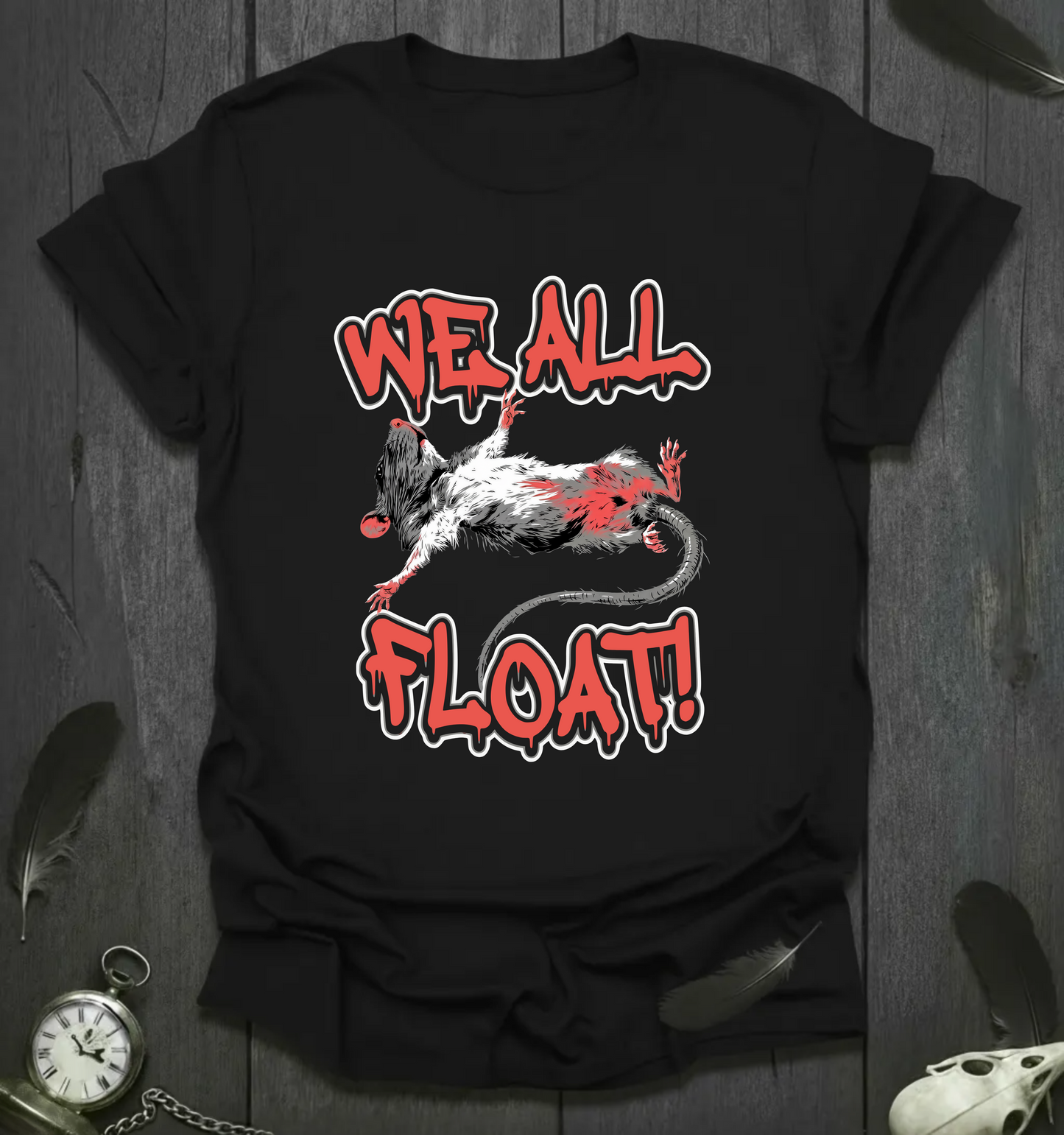 We All Float! Horror Rat T-Shirt