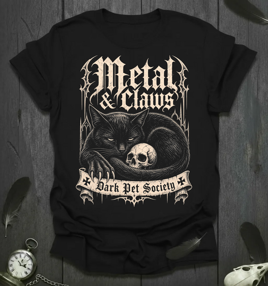 Metal & Claws Cat T-Shirt