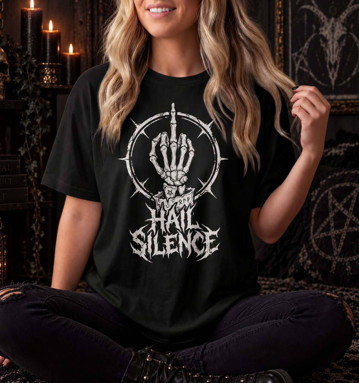 Hail Silence - Middle Finger T-Shirt