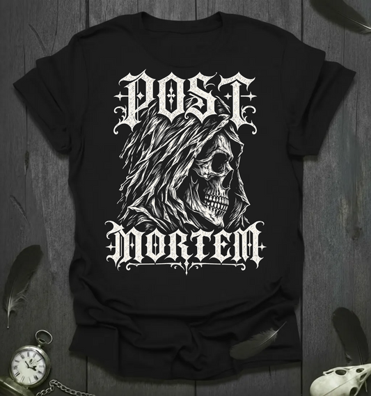 Post Mortem T-Shirt Blackletter Edition