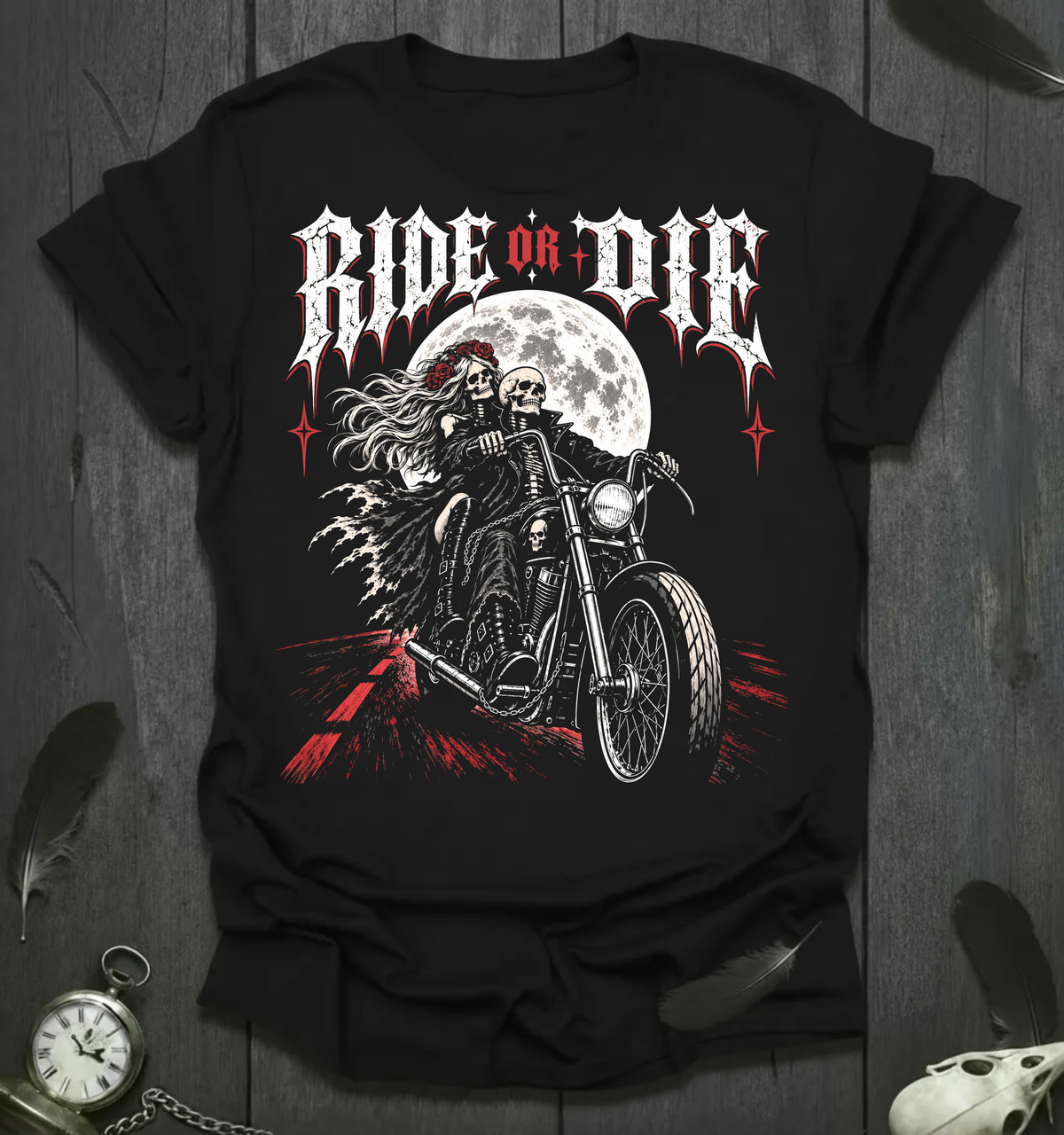 Ride or Die Motorcycle T-Shirt