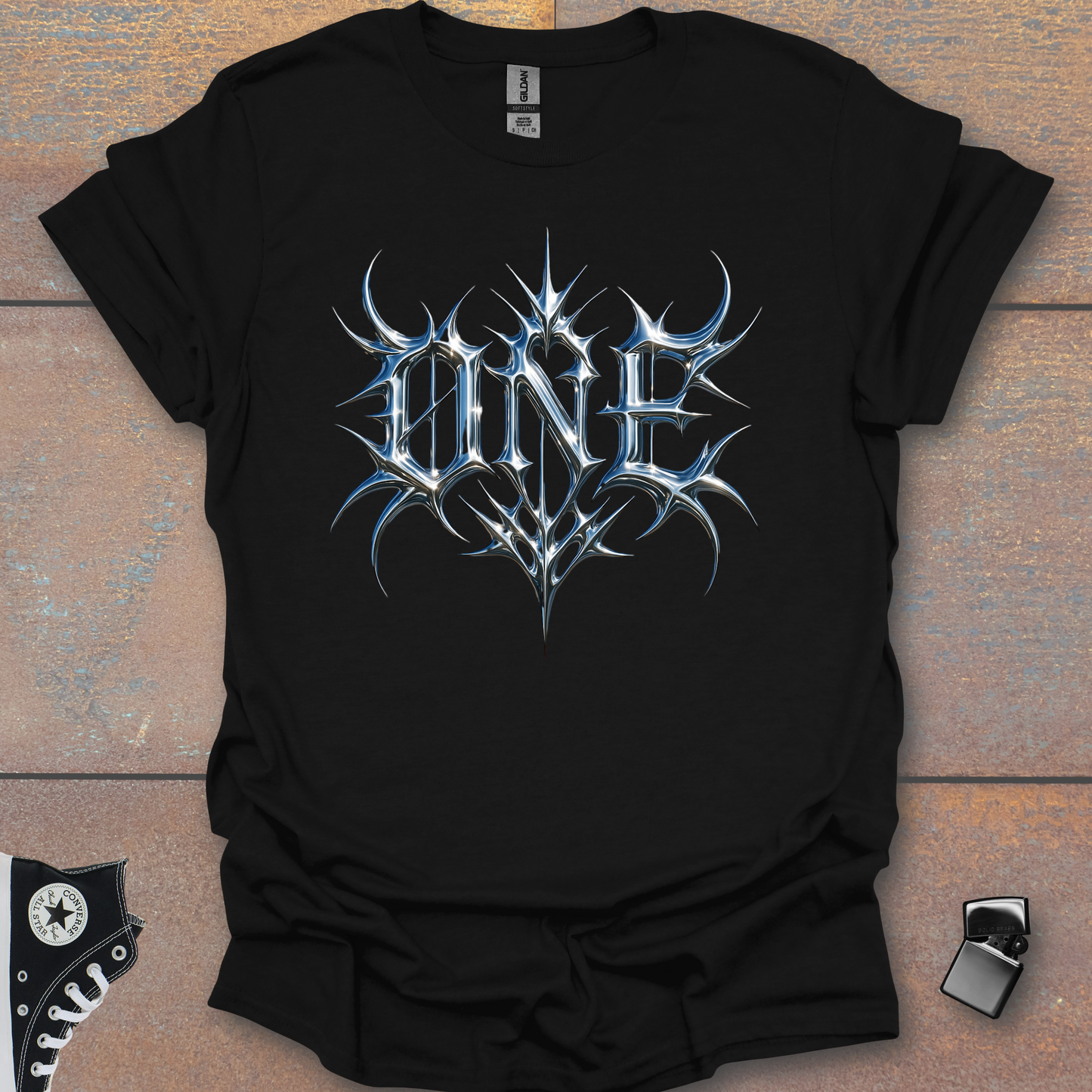 One - Black T-shirt